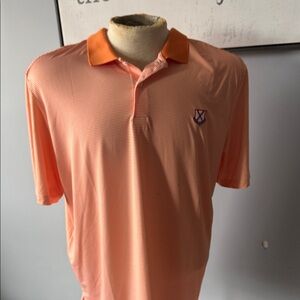 Vibrant Orange Polo Shirt for Men